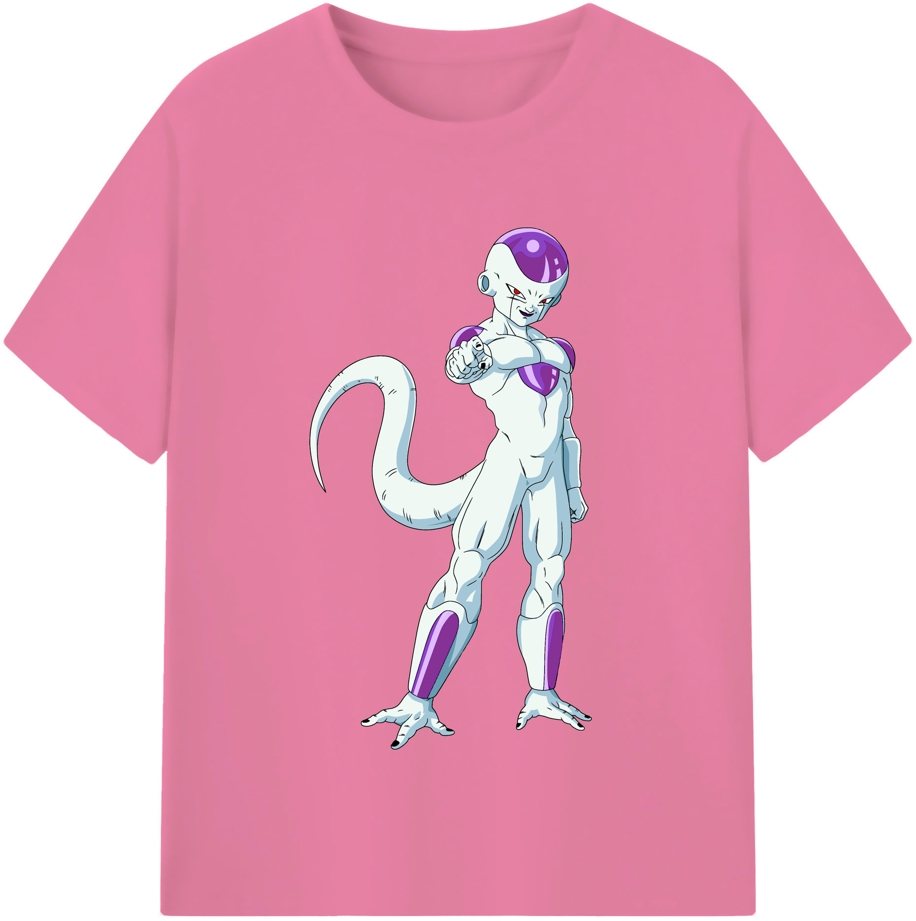 （画像用） ドラゴンボール フリーザ DRAGON BALL Frieza 綿100％半袖Tシャツ（フロントプリント）
